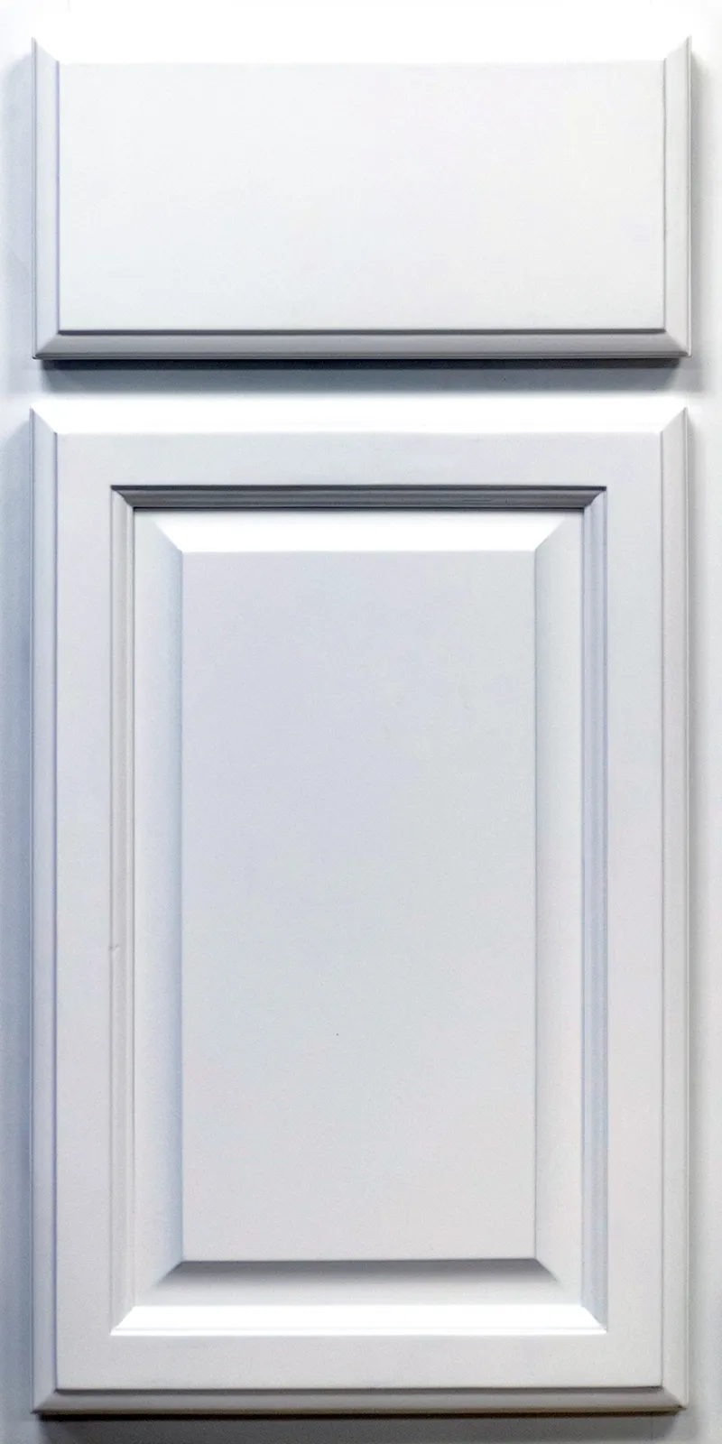 Classic White raised-panel cabinet door front