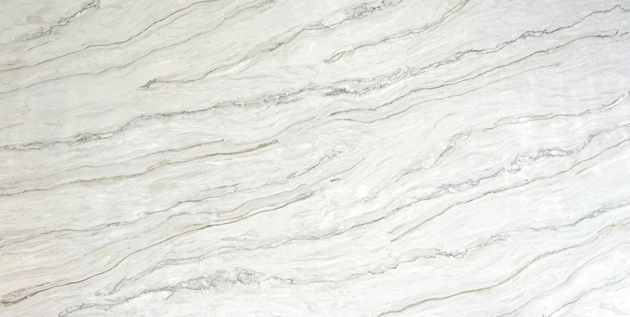 Acqurella White quartz slab