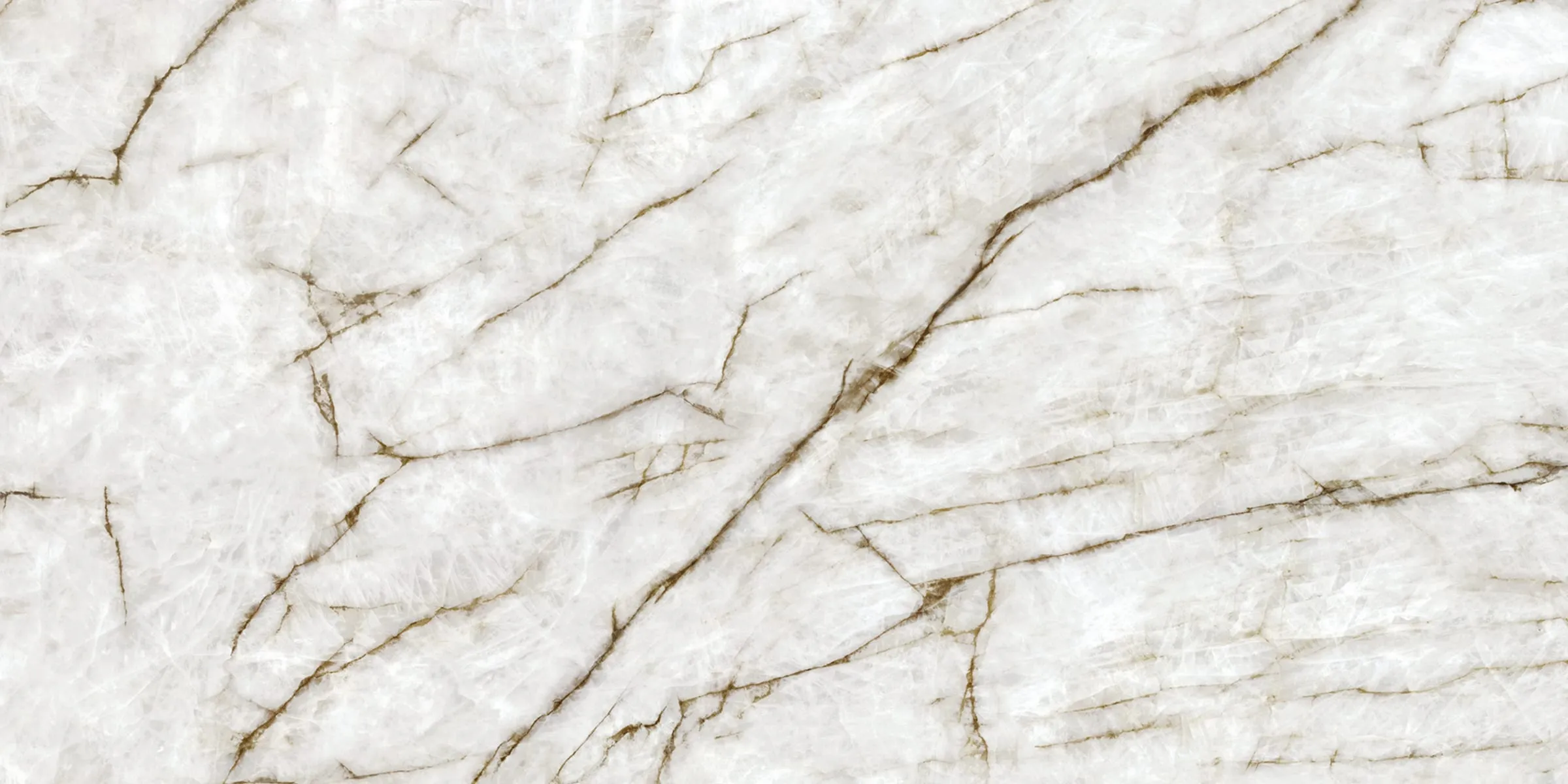 CRISTALLO BLANCO printed-surface quartz slab, full-surface swatch