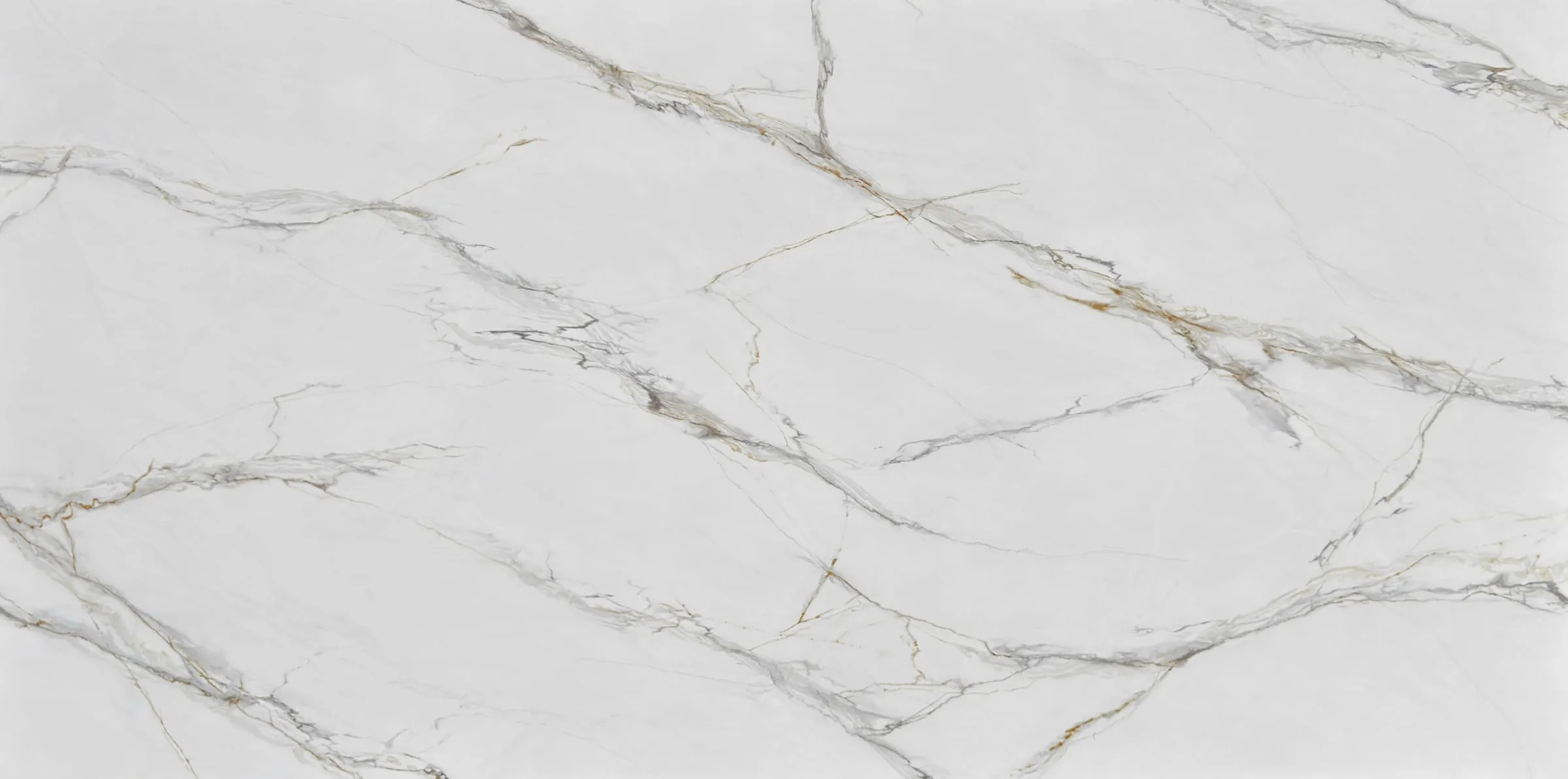 Misterio Gold printed-surface quartz slab, full-surface swatch