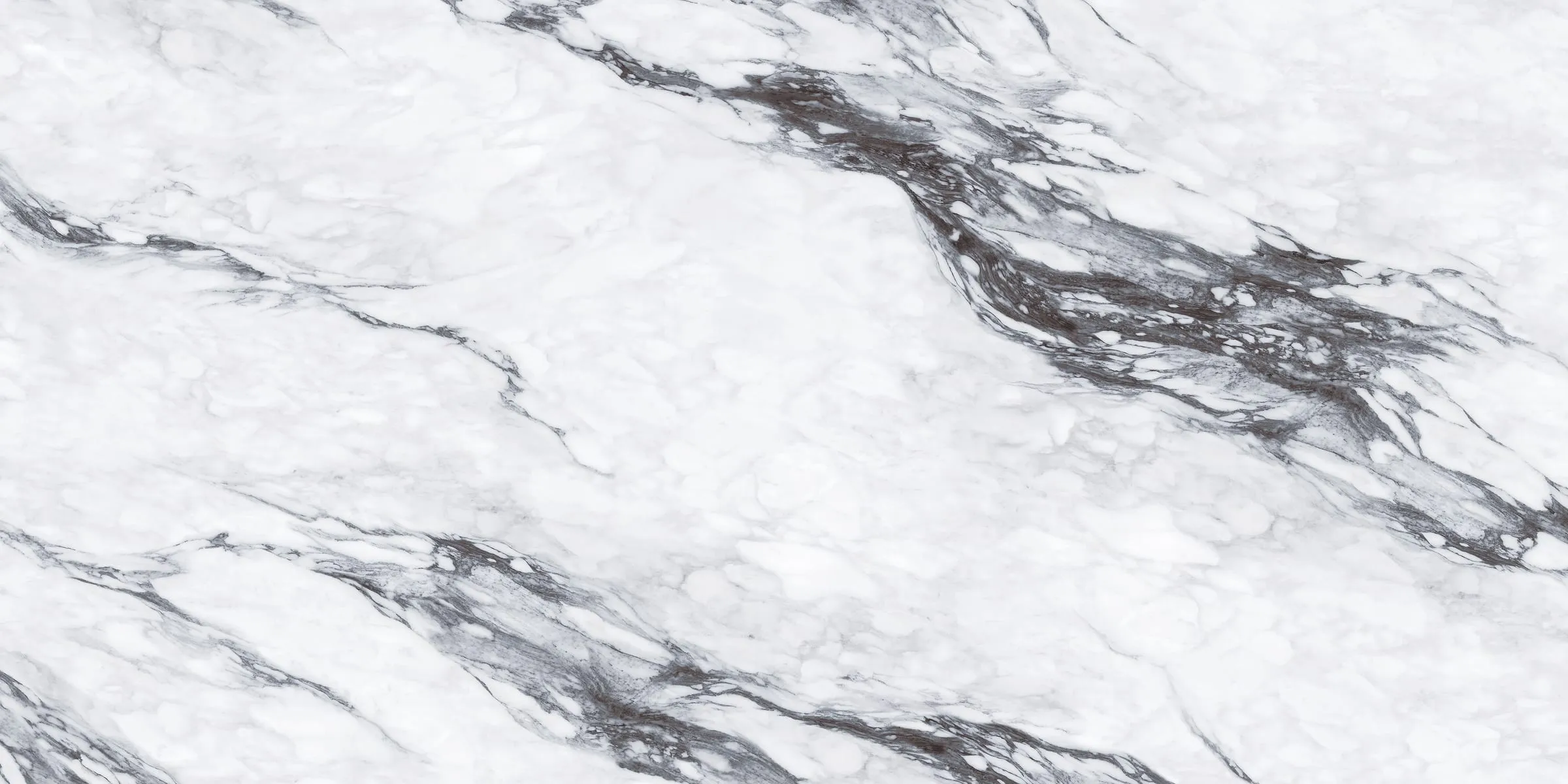 Noir Feathers printed-surface quartz slab, full-surface swatch