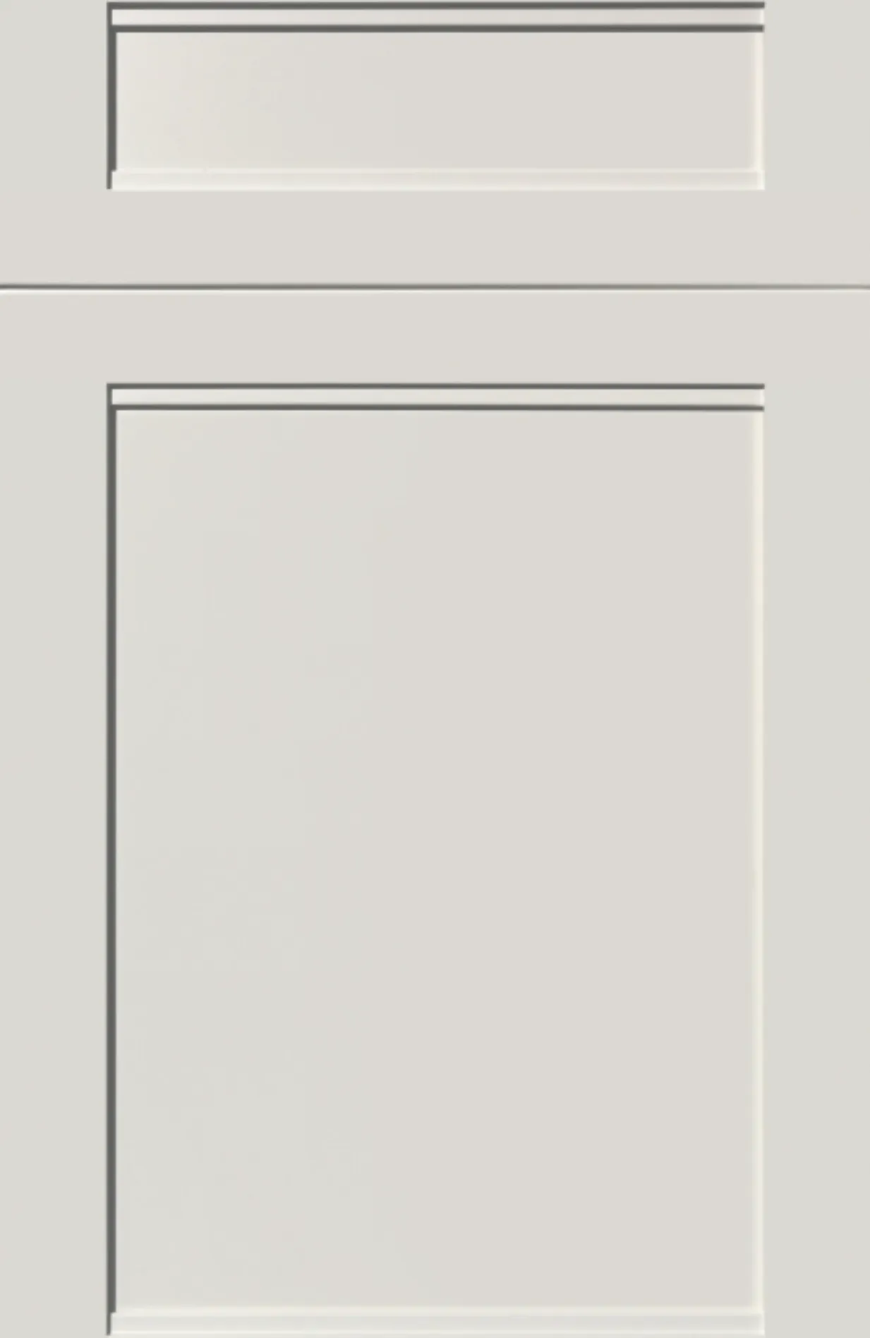 Khaki frameless cabinet door front