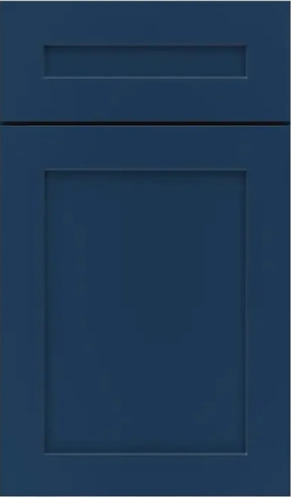 Navy Blue shaker cabinet door front