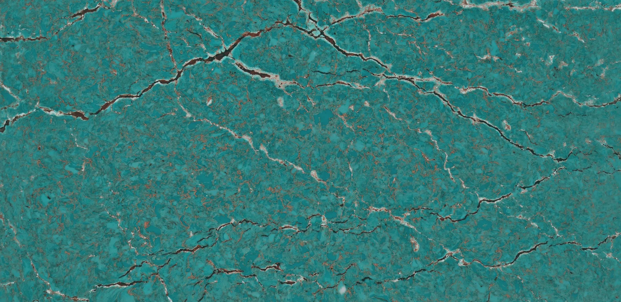 Amazonite quartz slab, full-surface swatch
