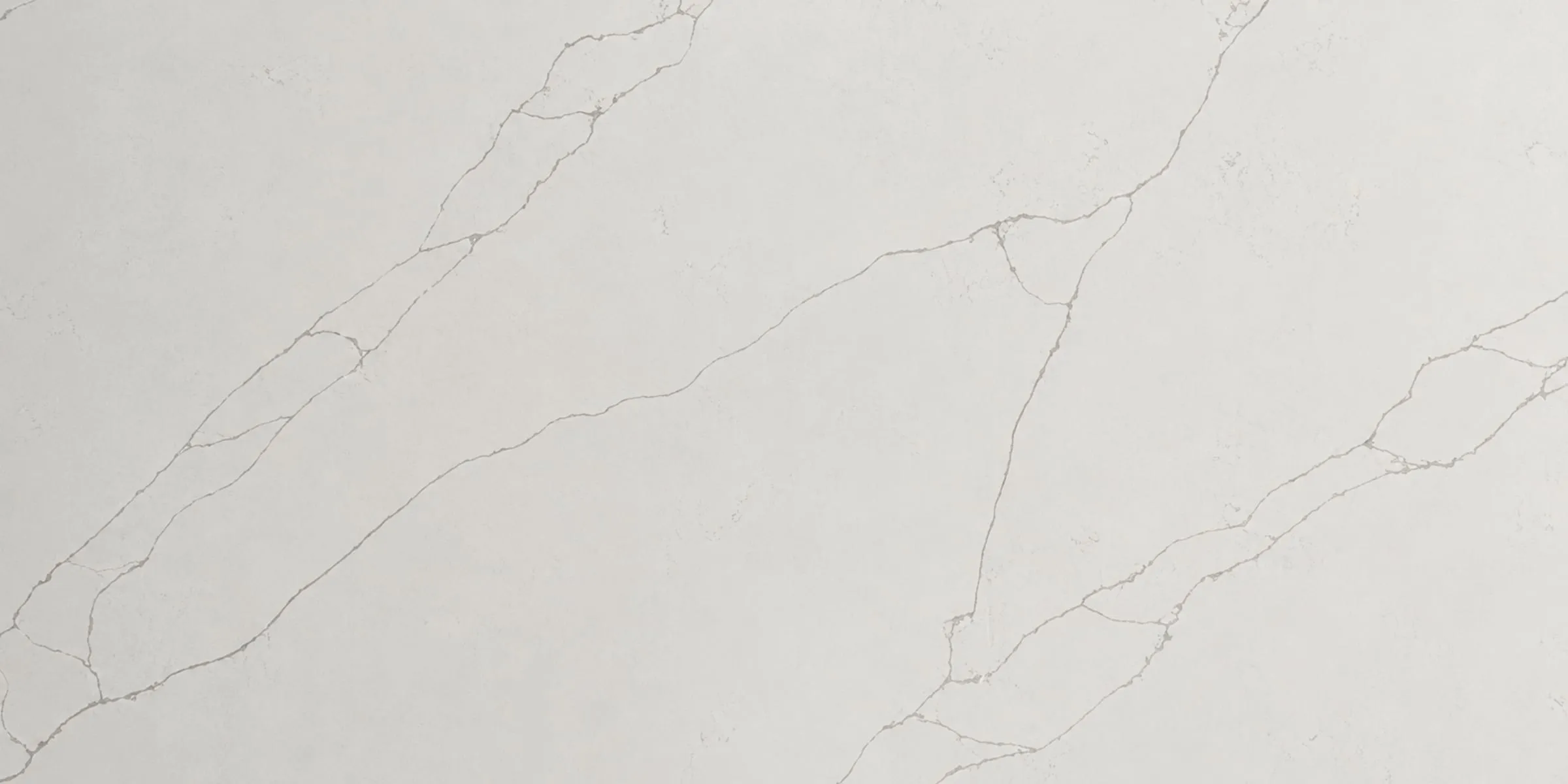 Apollo White quartz slab, full-surface swatch