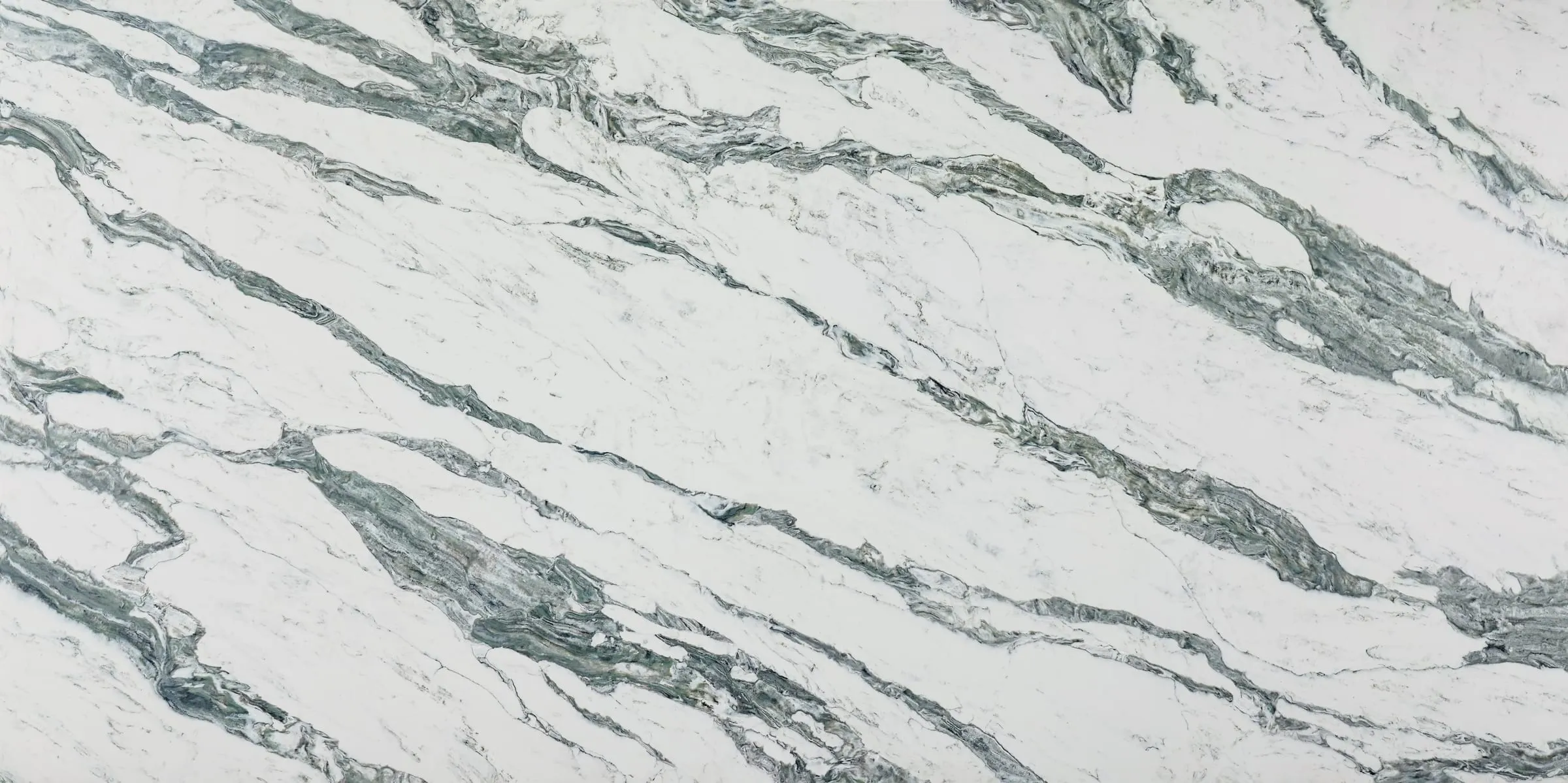 Royal Green quartz slab, full-surface swatch