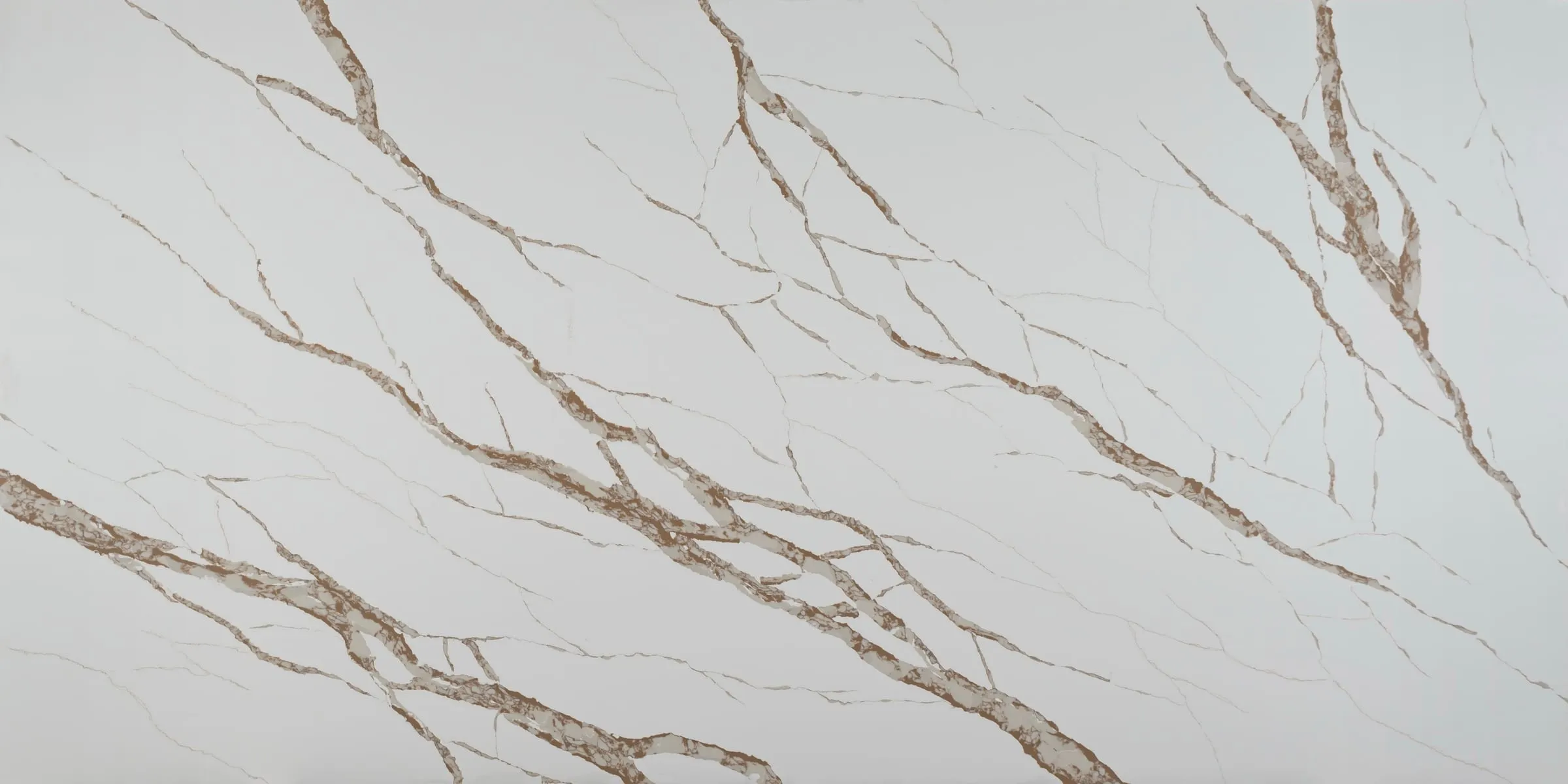 Sahara Gold quartz slab, full-surface swatch