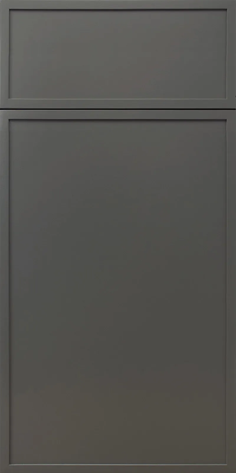 Slim Gray Shaker cabinet door front