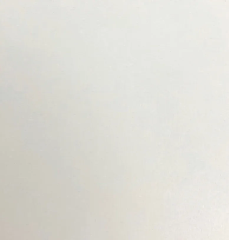 Cream White melamine swatch with a smooth, near-matte surface